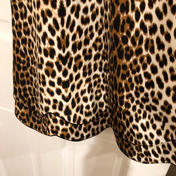 Silk leopard print swing dress - Picture 4 of 5